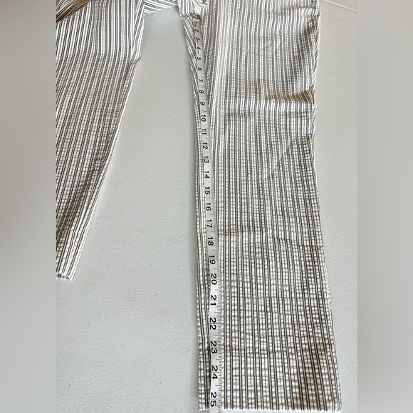 NWOT. Banana Republic Pants Women’s 6 Sloan Cropped Striped - Picture 7 of 10
